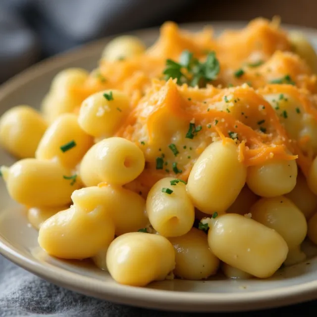 Baked Gnocchi Mac and Cheese