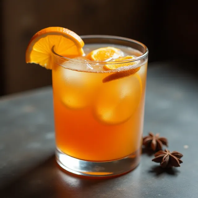 Oolong, Orange, and Whiskey Punch
