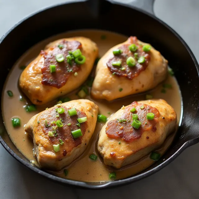 Keto Smothered Chicken Thighs
