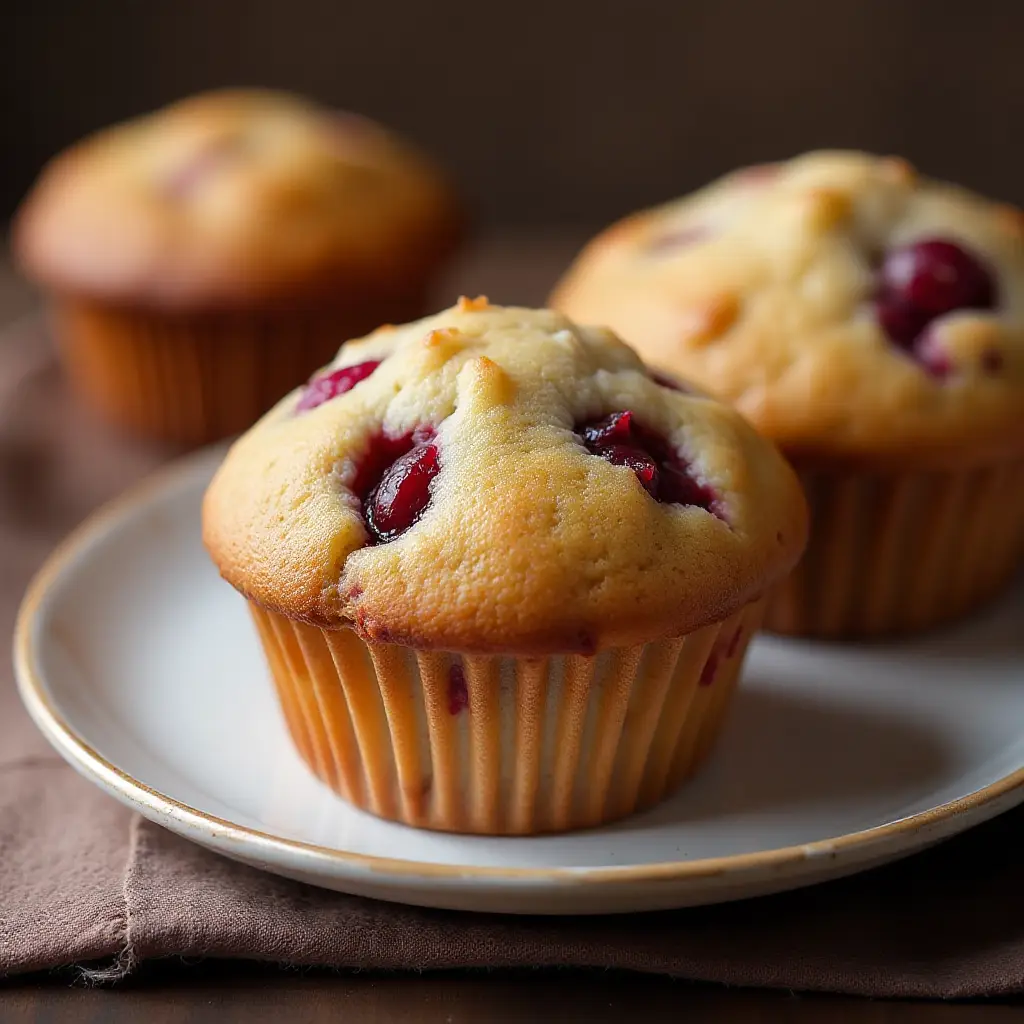 Cranberry Sauce Muffins
