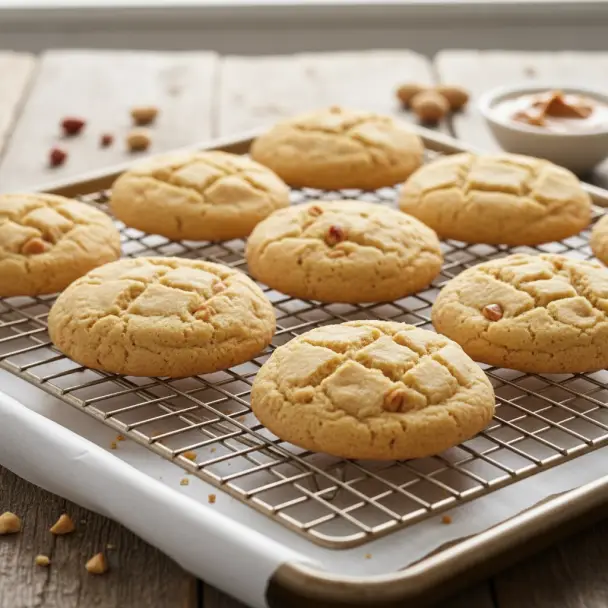 Light and Soft Peanut Butter Cookies