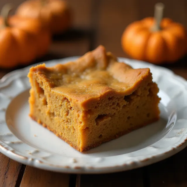 Vegan Pumpkin Pie Blondies
