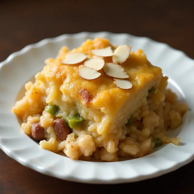 My Mom's Sausage and Rice Casserole