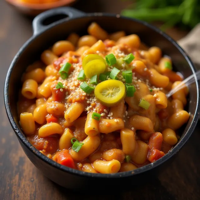 One-Pot Cheeseburger Pasta
