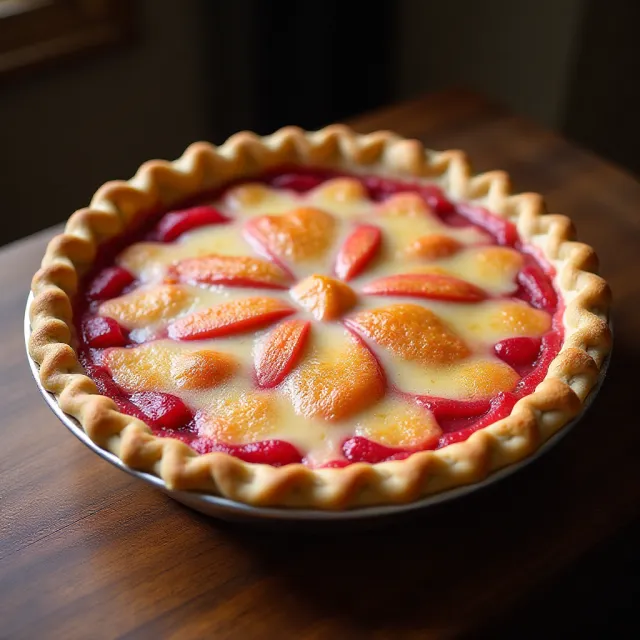 Rhubarb Custard Pie