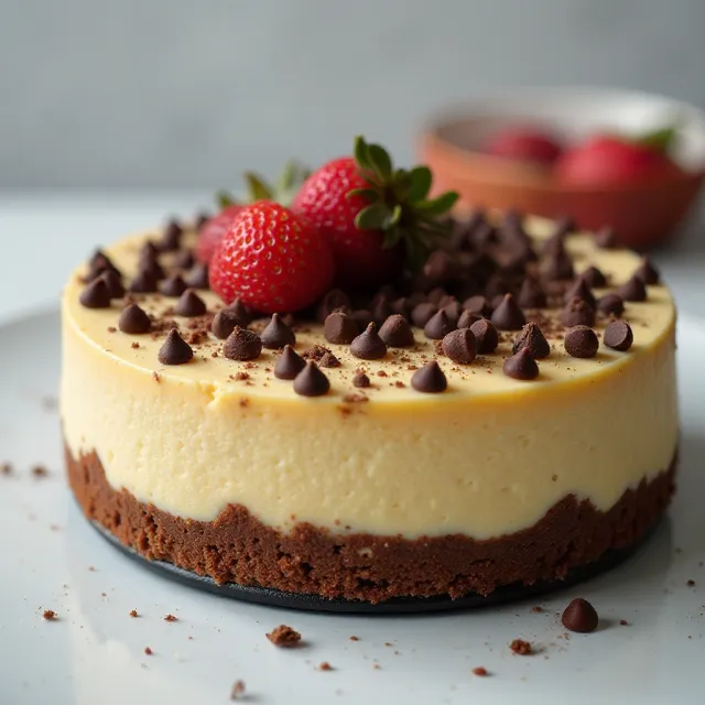 Chocolate Chip Cheesecake
