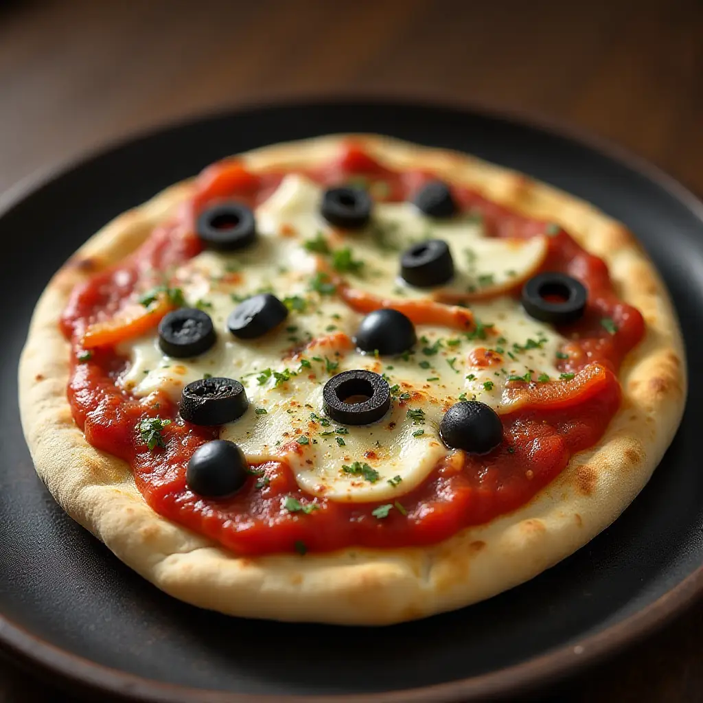 Grilled Pita Pizza