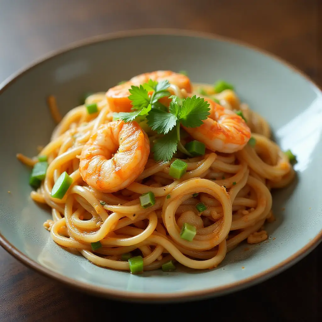 Simple Shrimp Pad Thai