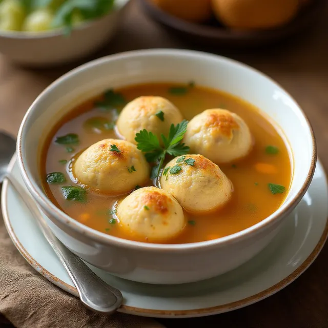 Oma's Fabulous Matzo Ball Soup
