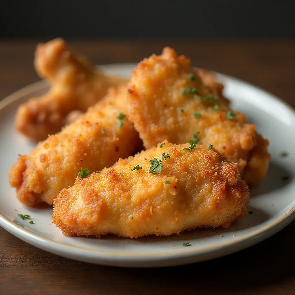 Crispy Fried Chicken Skin