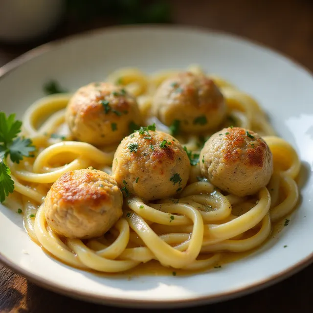Chicken Piccata Meatballs