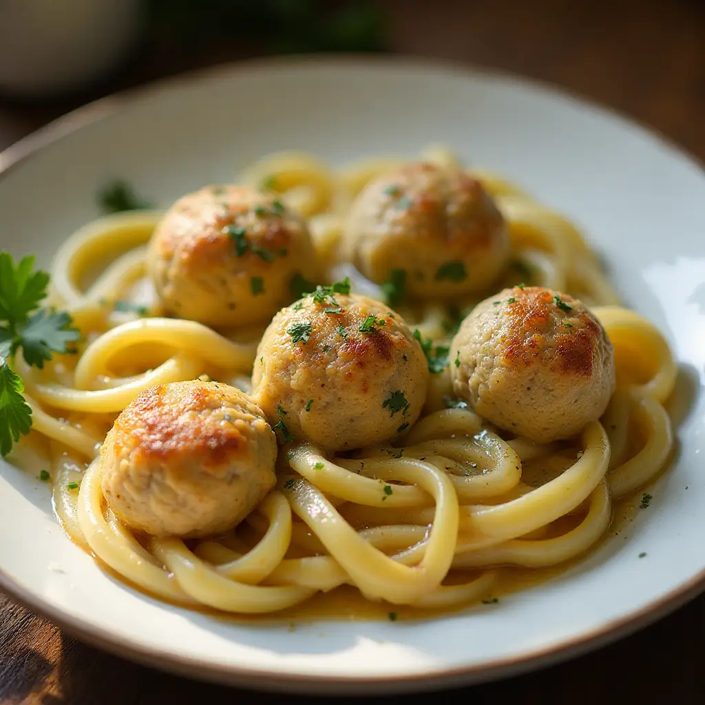 Chicken Piccata Meatballs