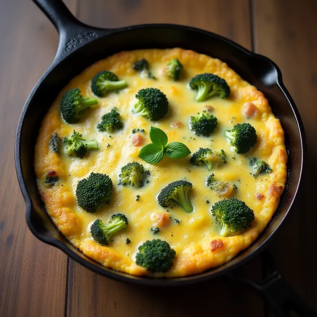 Cast Iron Skillet Vegetable Frittata
