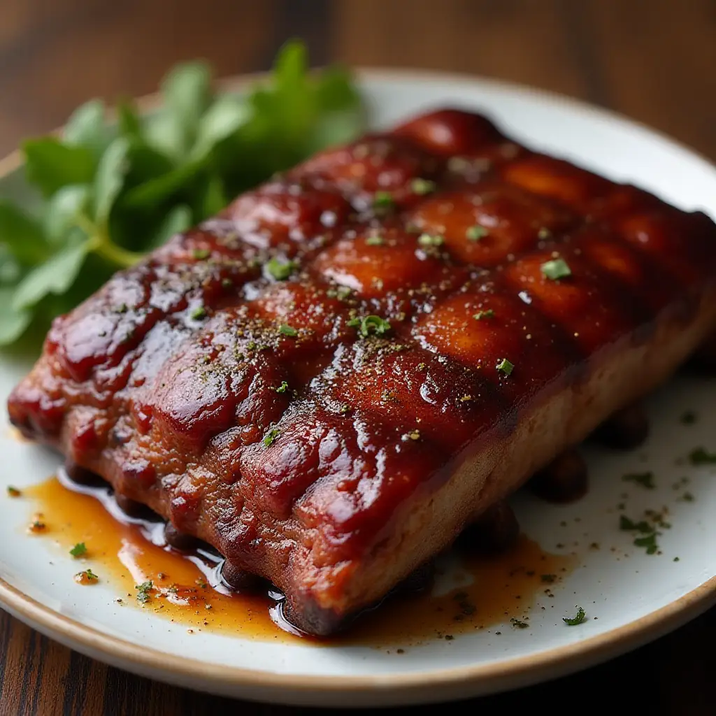 Air Fryer BBQ Baby Back Ribs
