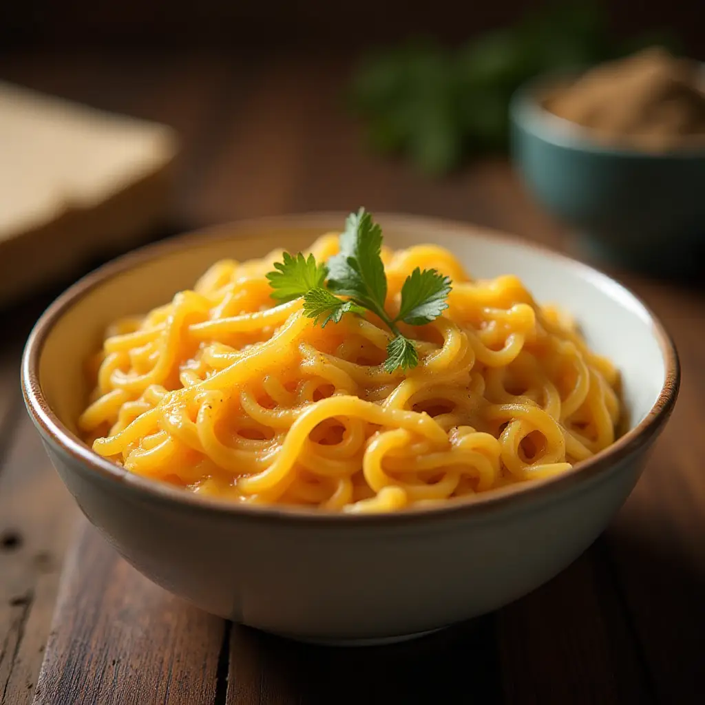Cheesy Ramen Noodles