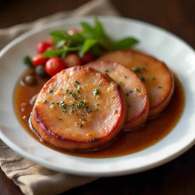 Easy Baked Ham Steaks