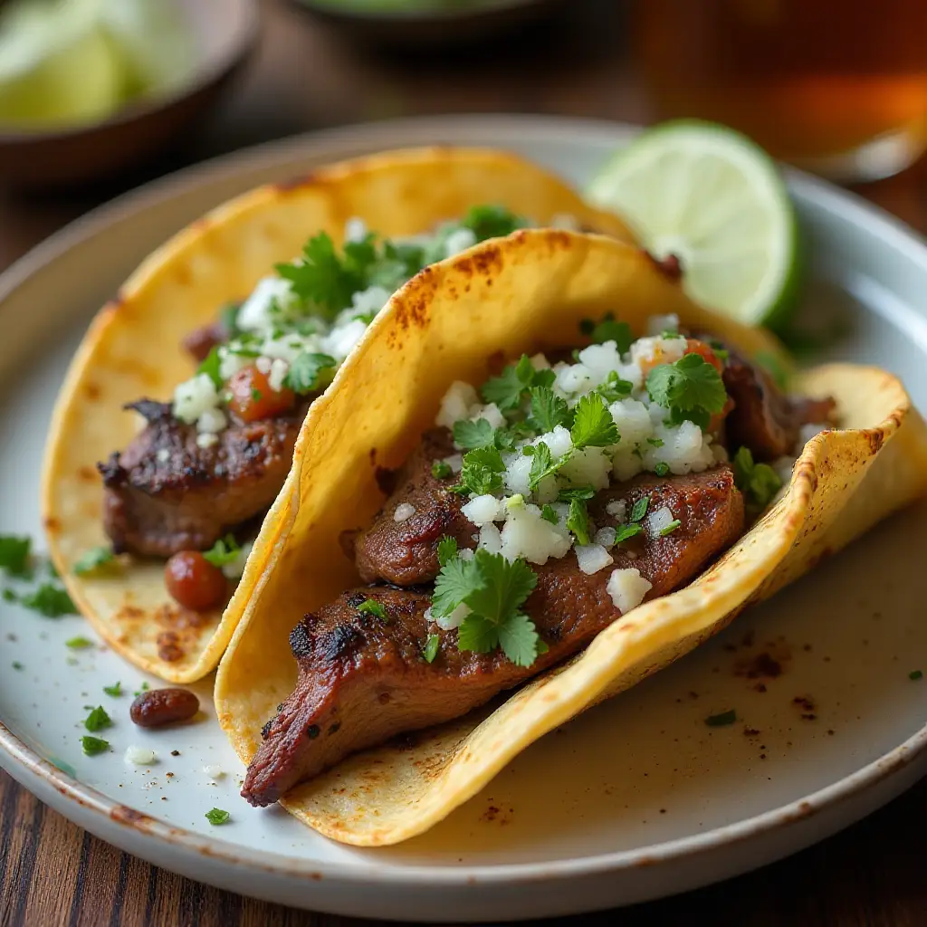 Taqueria-Style Tacos - Carne Asada