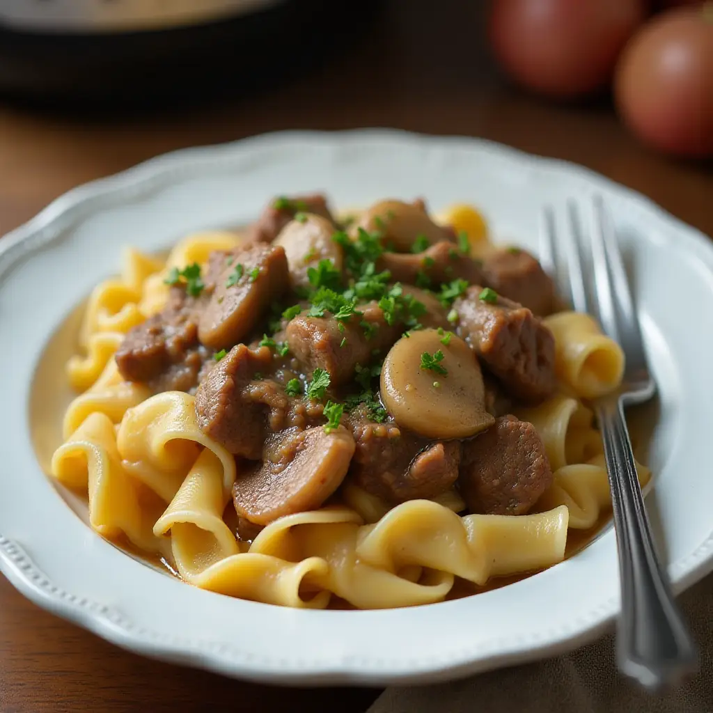 Instant Pot Beef and Noodles