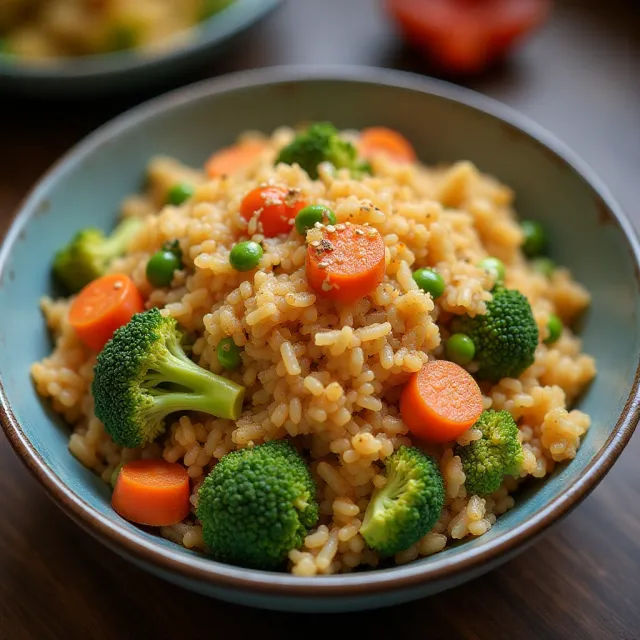 Fried Rice with Ginger, Hoisin, and Sesame
