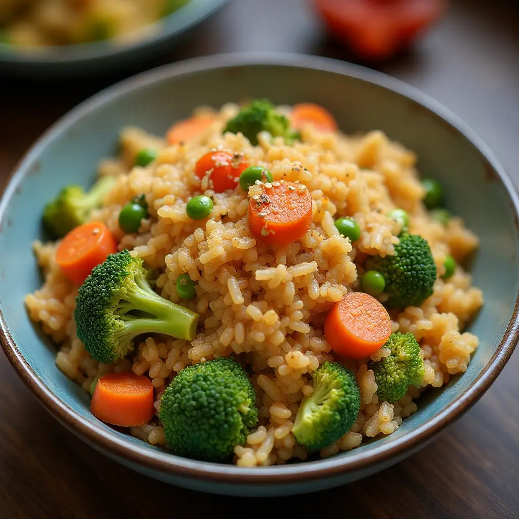 Fried Rice with Ginger, Hoisin, and Sesame