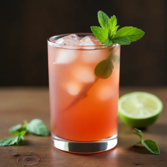 Green Tea and Honey-Rhubarb Punch