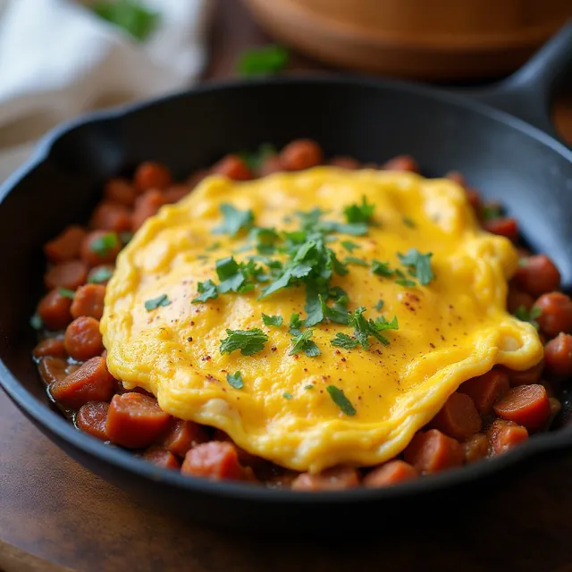 Scrambled Eggs with Chorizo