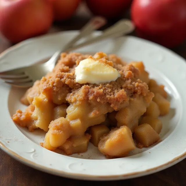Apple Crisp Without Oats