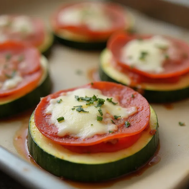 Zucchini Pizza Bites