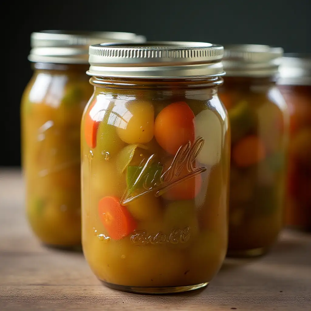 Green Tomato and Pepper Relish