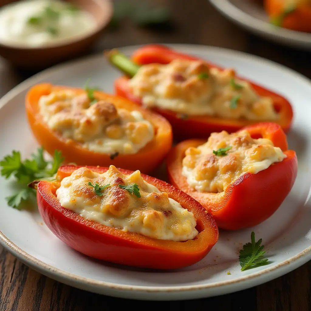 4 Ingredient Air Fryer Pepper Poppers