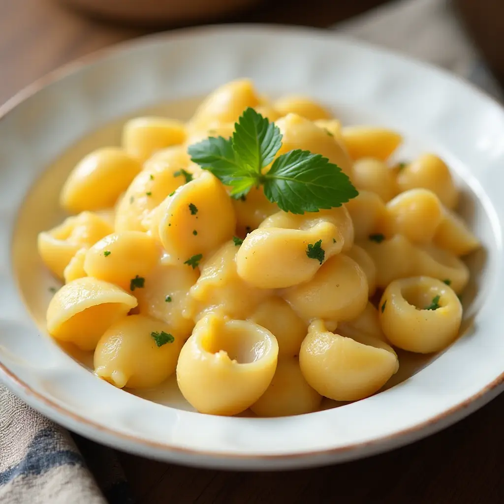 Cauliflower Shells with Cheese