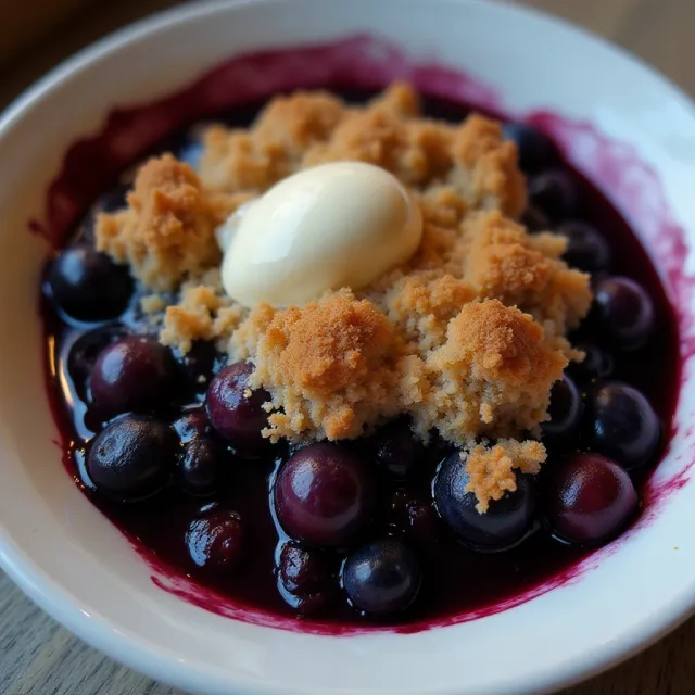 Blueberry Crumble