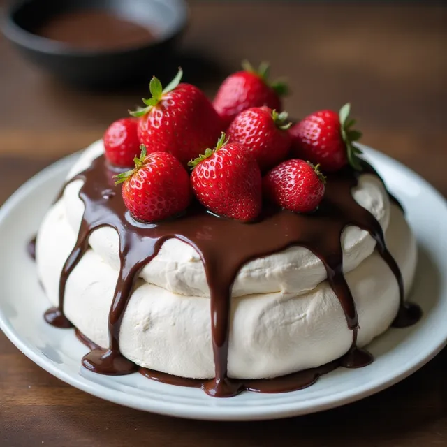 Chocolate Pavlova