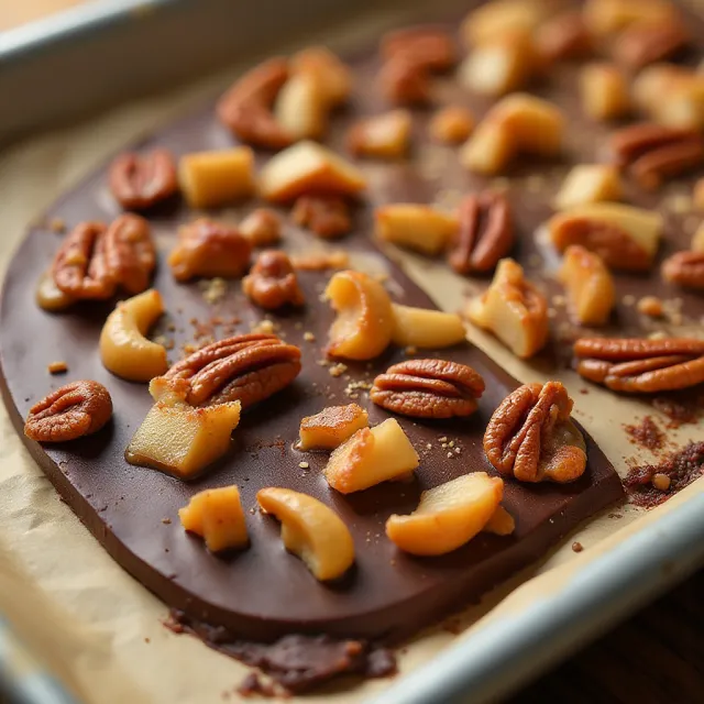 Caramel Apple Chocolate Bark