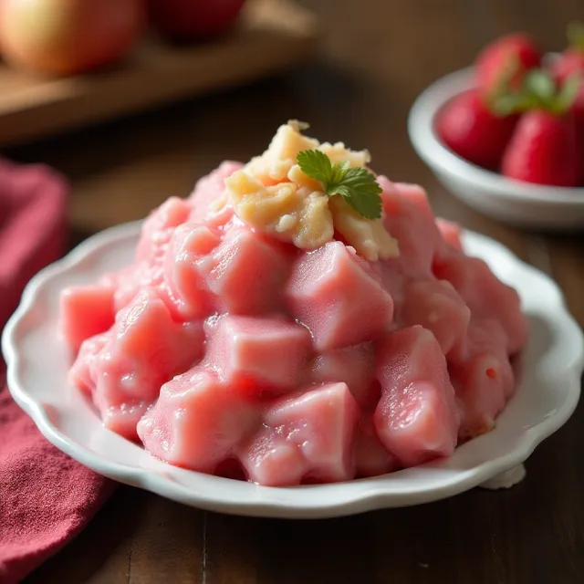 Rhubarb Gelatin Salad