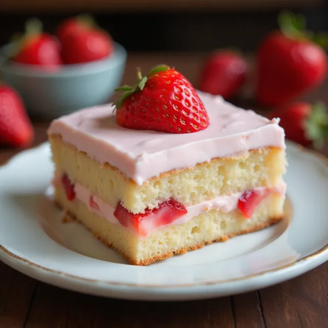 Strawberry Tres Leches Cake