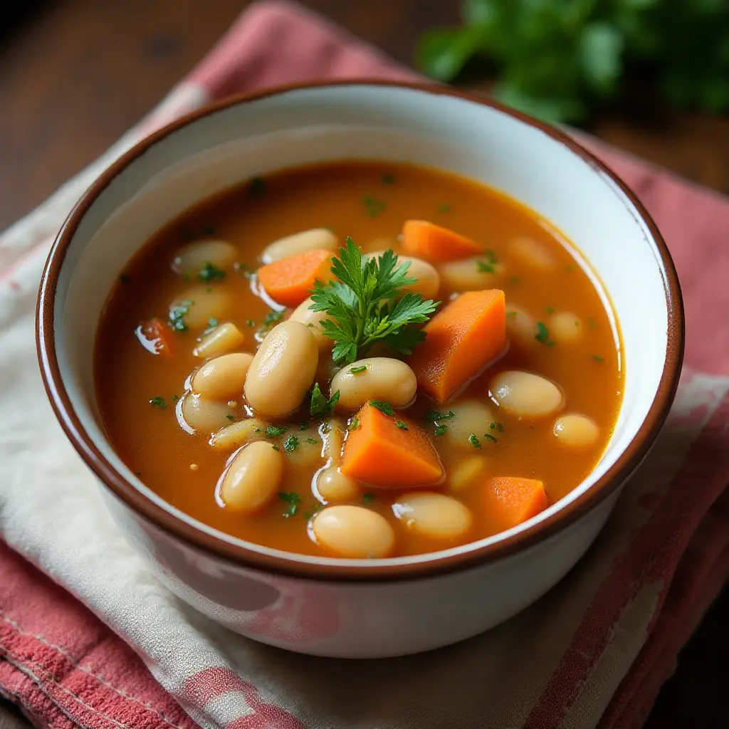 Mom's Butter Bean Soup