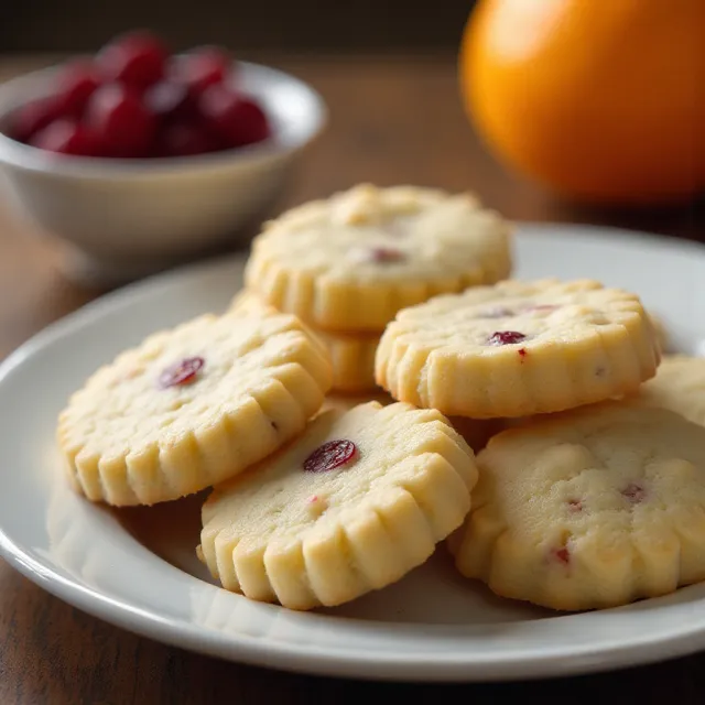 Citrus Shortbread Cookies