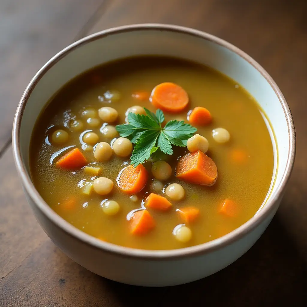 Simple Vegan Split Pea Soup