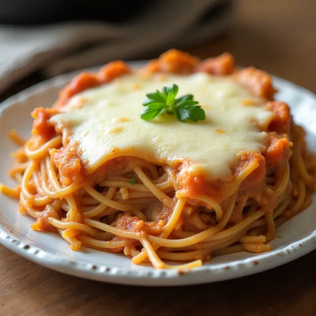 Easy Spaghetti Pie