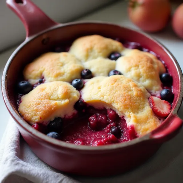 Easy Batter Fruit Cobbler