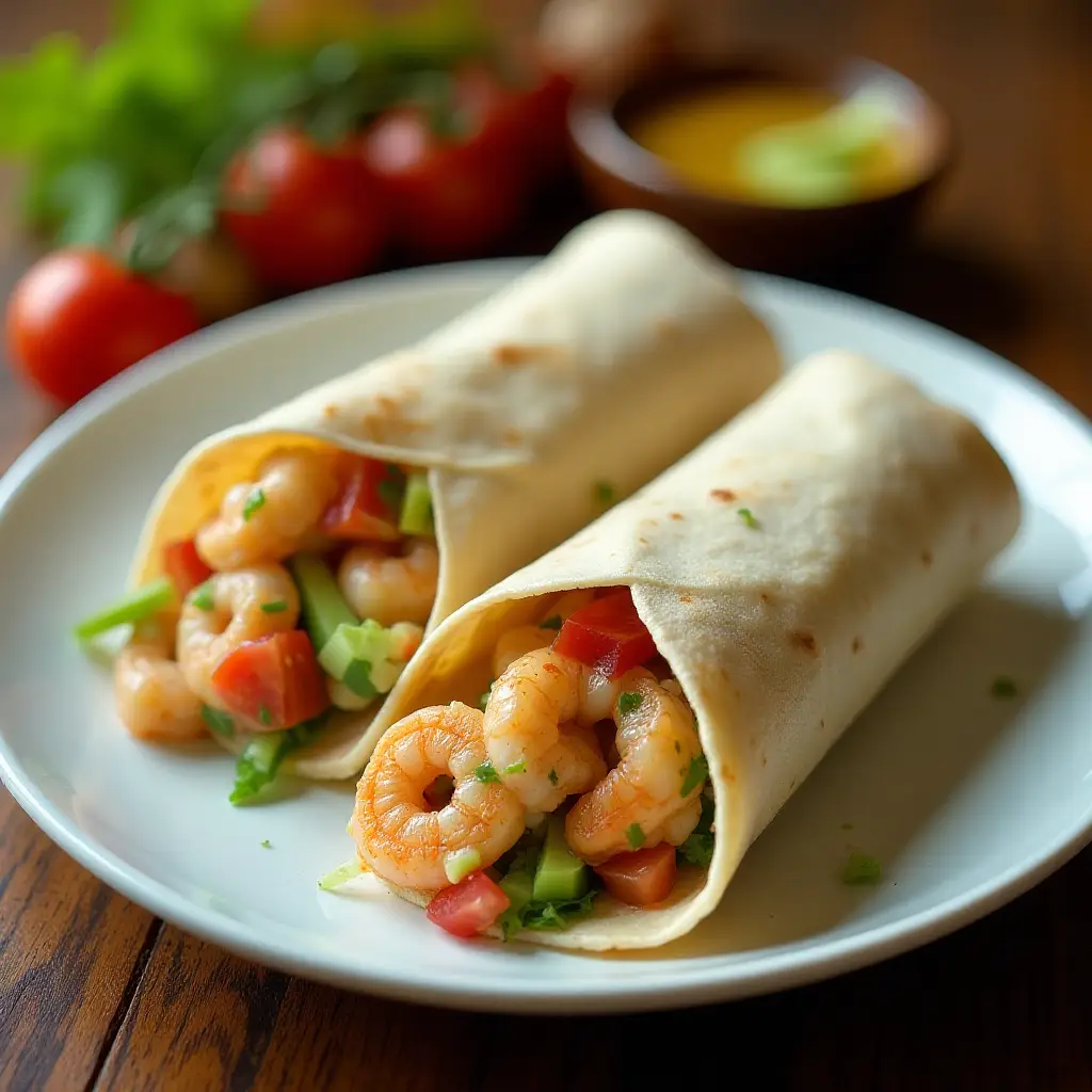 Shrimp Cocktail Wraps