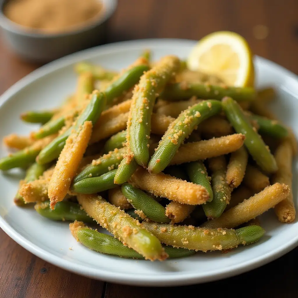 Air Fryer Green Bean Fries