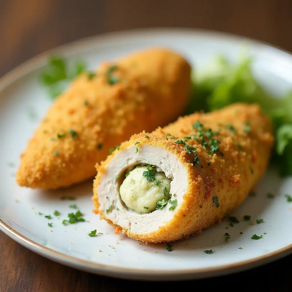 Air Fryer Chicken Kiev