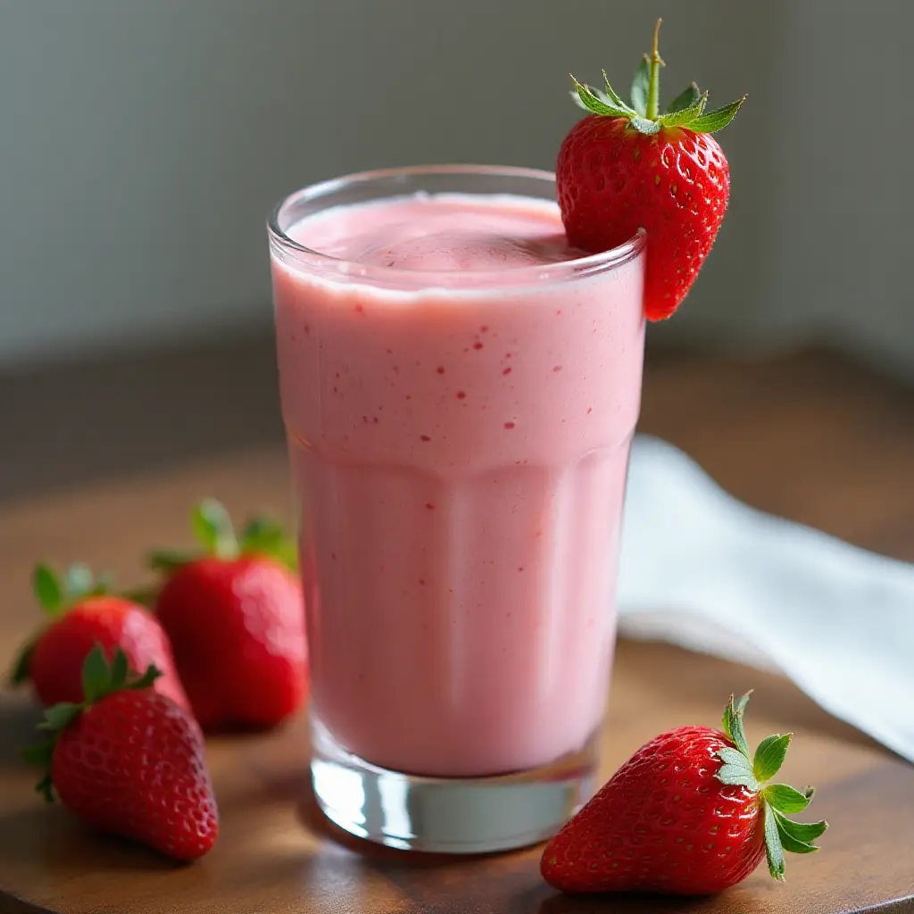 B and L's Strawberry Smoothie
