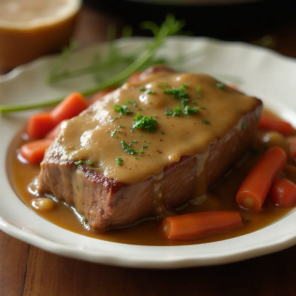 Three Packet Slow Cooker Roast