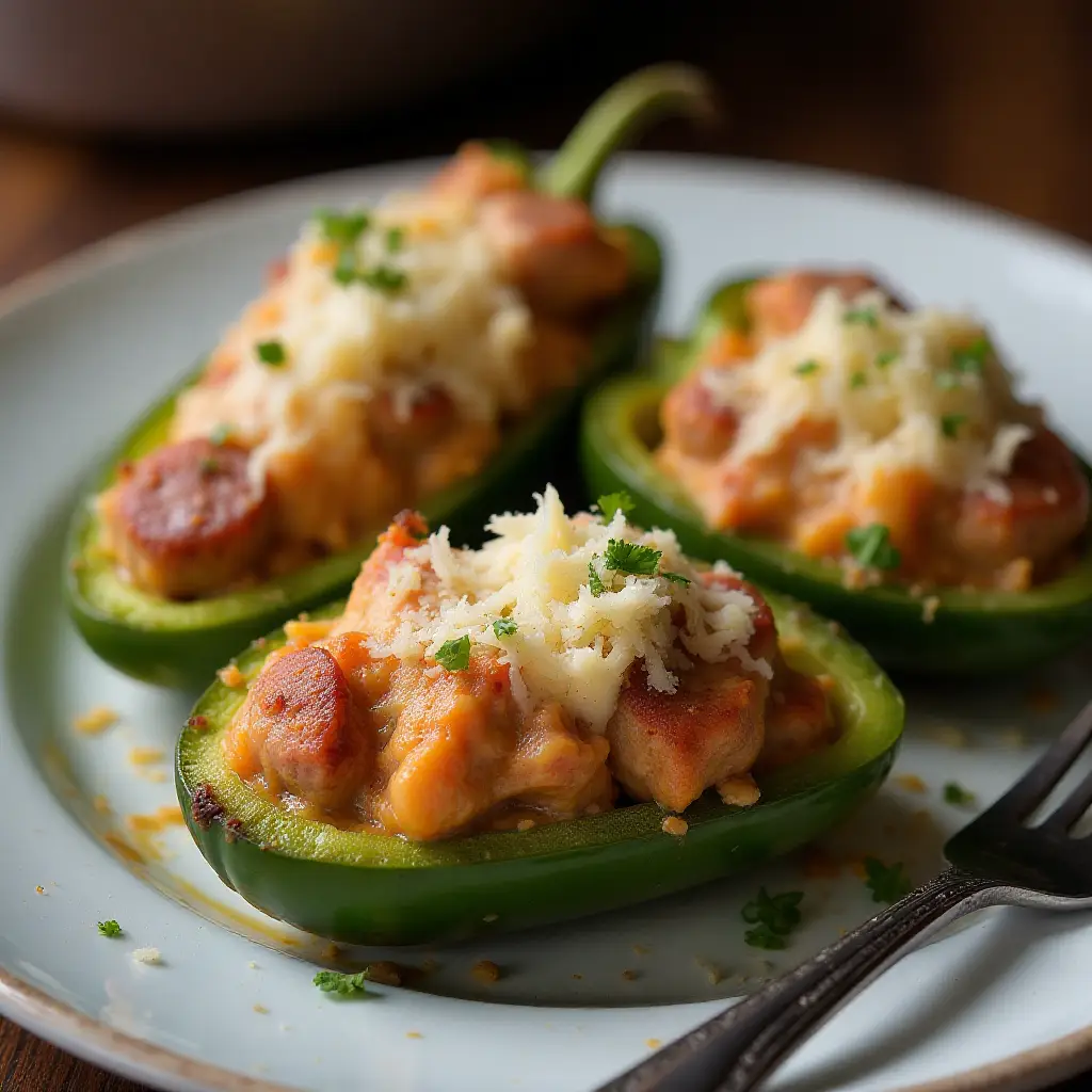 Kickin Stuffed Peppers