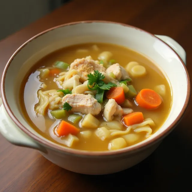 Slow Cooker Chicken Noodle Soup