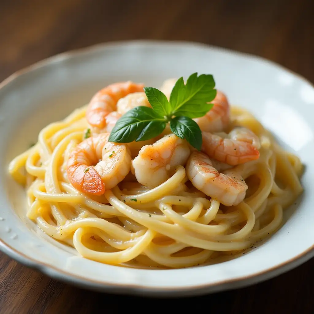 Scrumptious Seafood Linguine