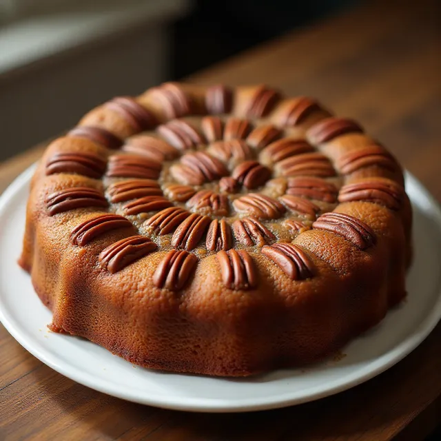 Pecan Pie Upside Down Cake